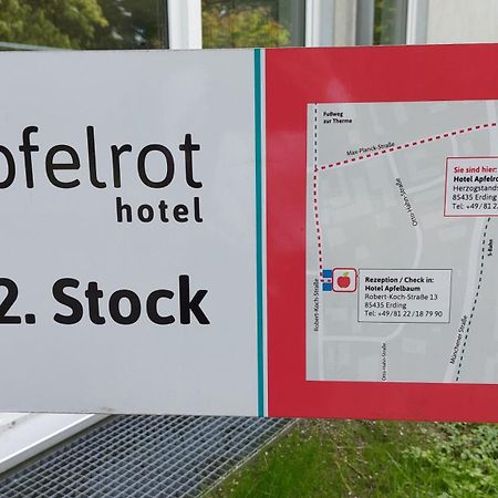 Hotel-Etage Apfelrot Erding Esterno foto